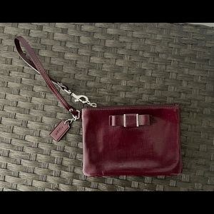 Coach Darcy Patent leather Wristlet